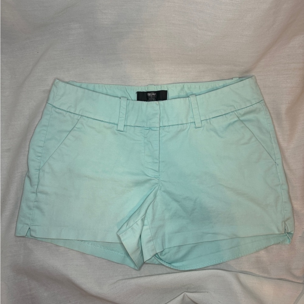Mossimo Mint Shorts (Size 4)